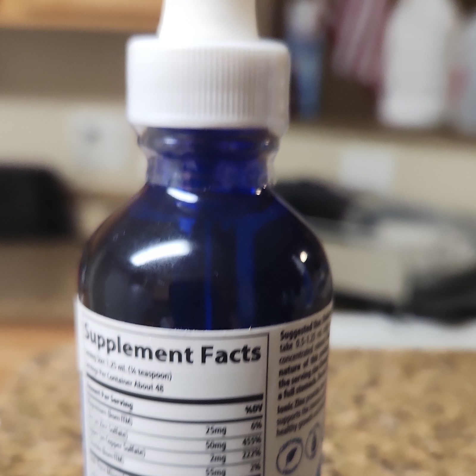 Trace Minerals Liquid Drops Supplement Lot 12065 Exp 02/2027