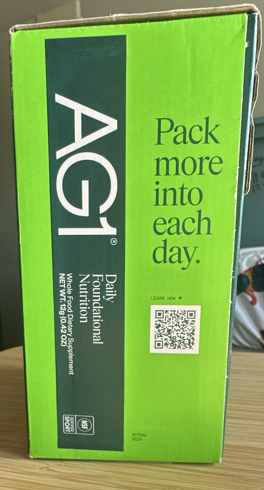AG1 Daily Nutrition Powder 40 Count Vitamins Minerals Probiotics Vegan