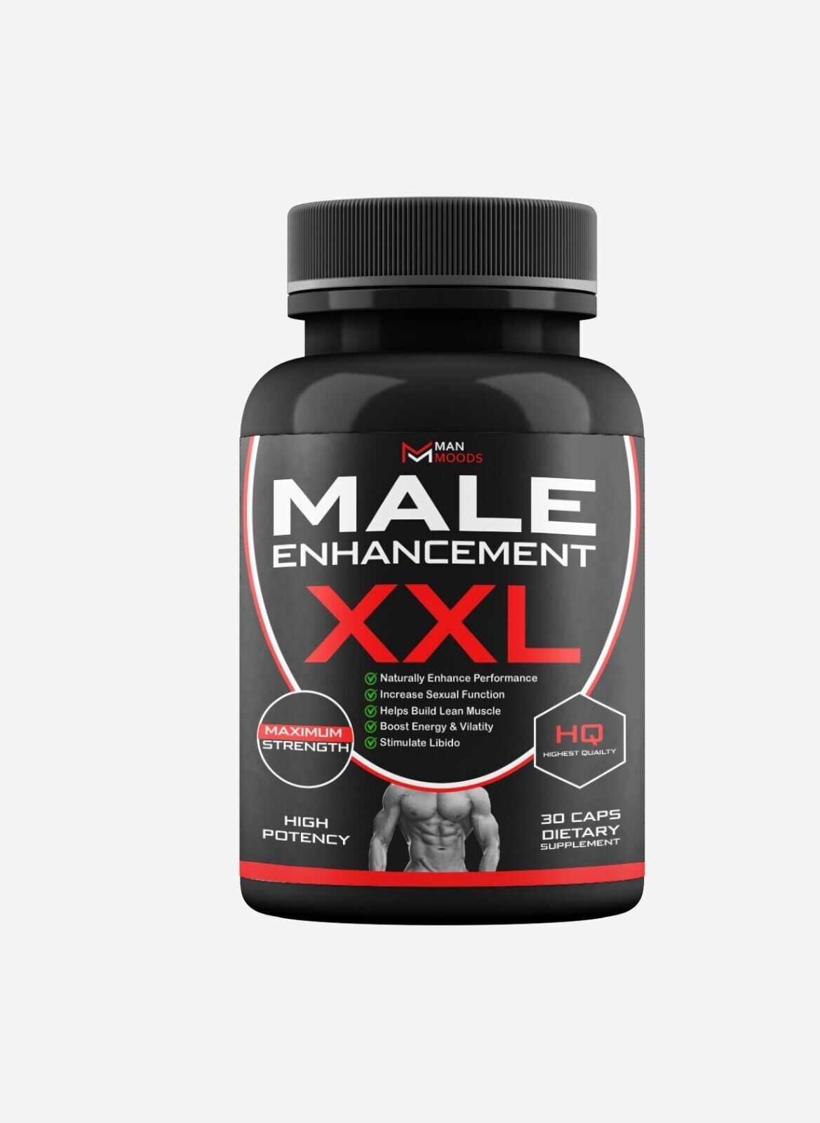 100% Herbal Male Enhancement Pill Hard Rock Performance Long Lasting 30Caps