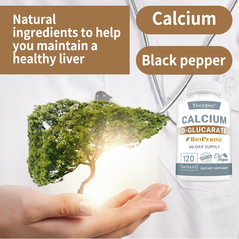 Calcium D-Glucarate Supplement Balance Body Cells Health,Support Liver Health