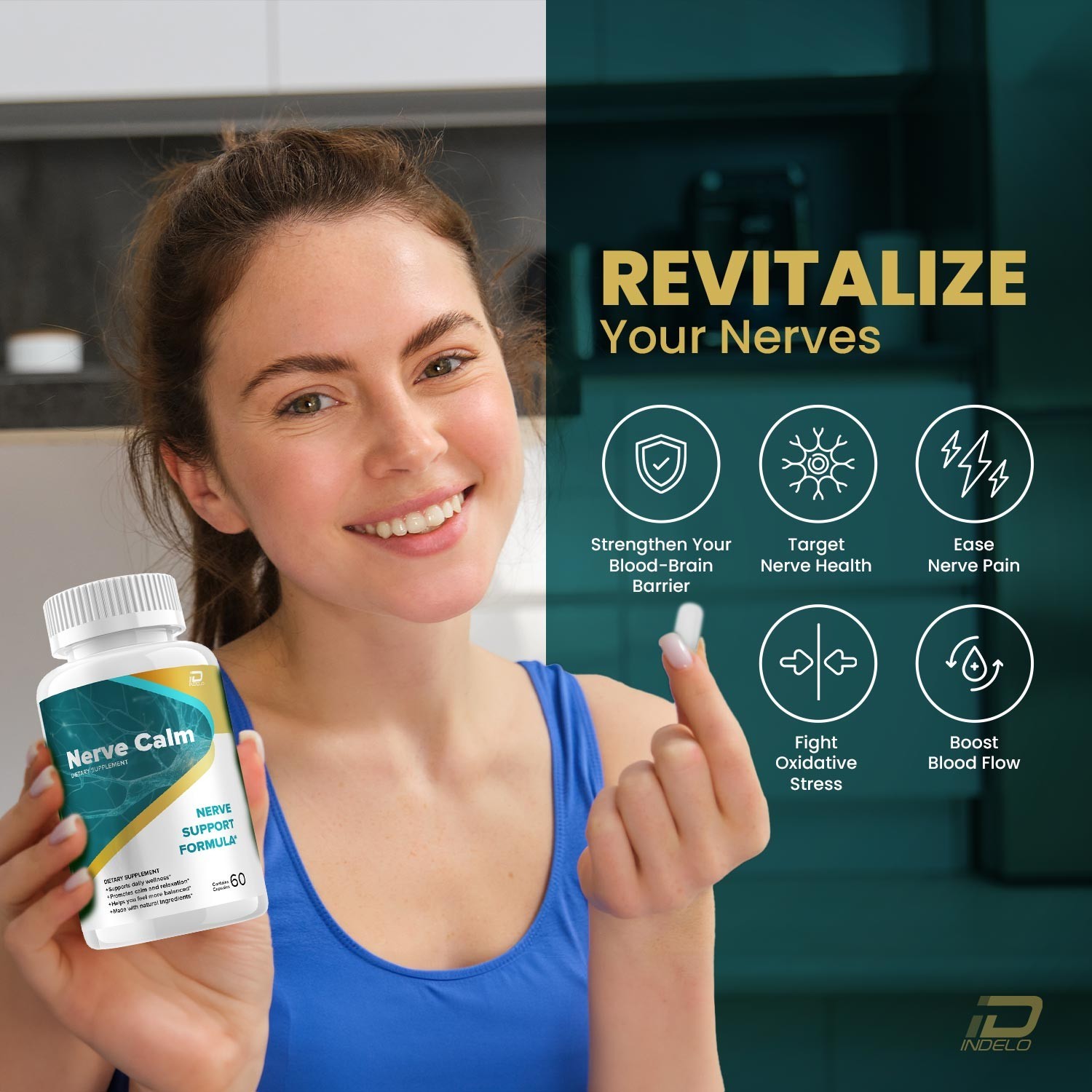 (2 Pack) Nerve Calm Capsules – NerveCalm All Natural Glycogen Support