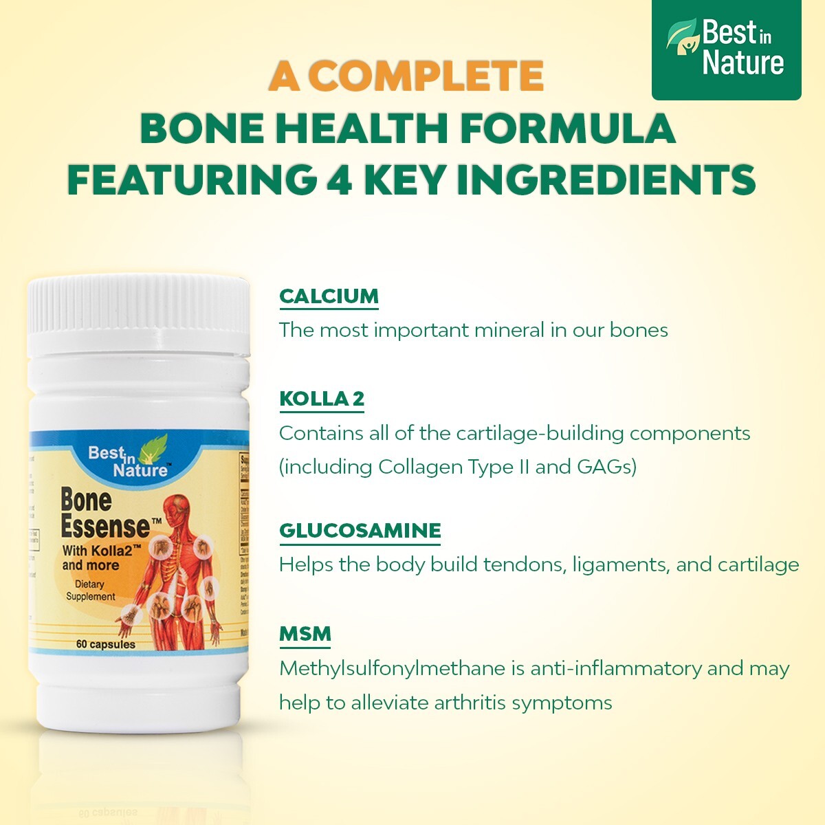Bone & Joint health Bone Essense™ 120 capsules