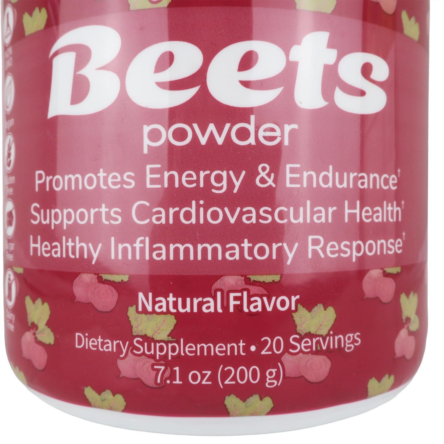 NON GMO Beets Powder Drink Mix Perfect for Smoothie by Wellness Garden Vegan