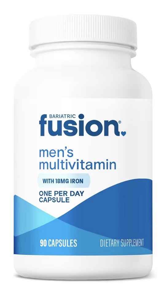 Bariatric Fusion Men’s Multivitamin One Per Day with Iron 90 Capsules