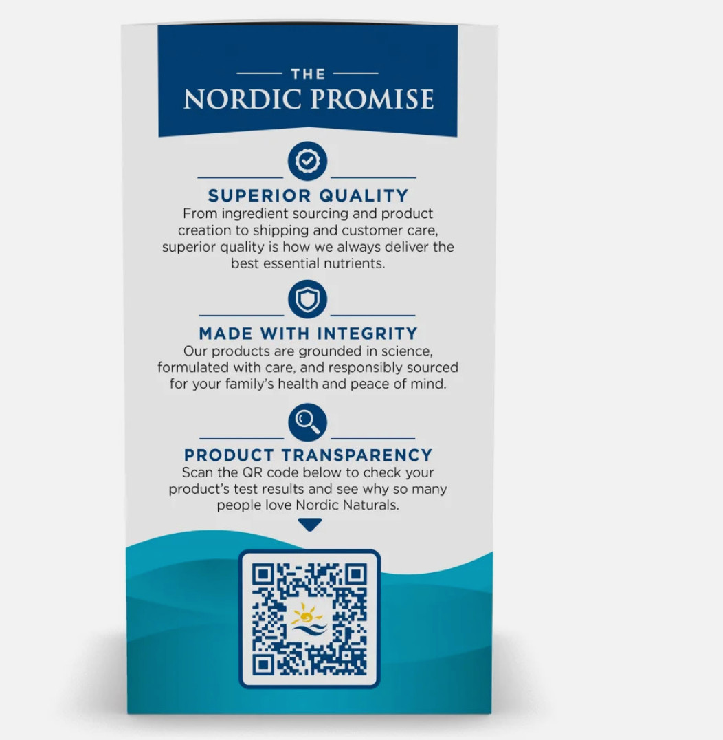 Nordic Naturals Ultimate Omega SoftGels – Concentrated Omega-3 Fish Oil, 60 ct