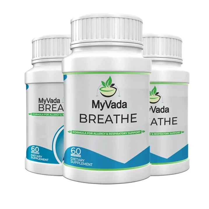 MyVada Breathe – Ayurvedic Herbal Organic Respiratory Support Supplement