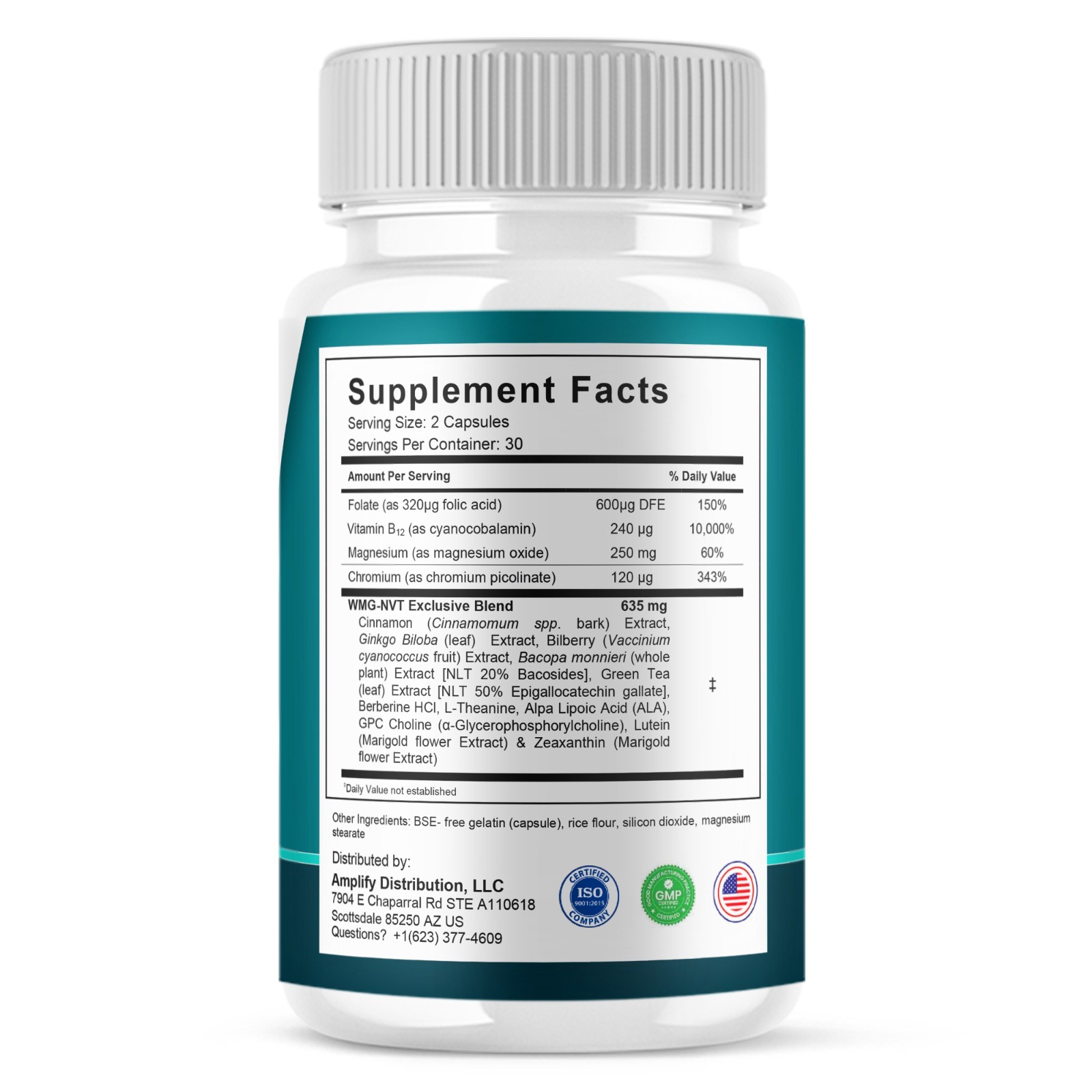 Trimoryn Weight Support, Tri Moryn Keto Supplement (60 Capsules)