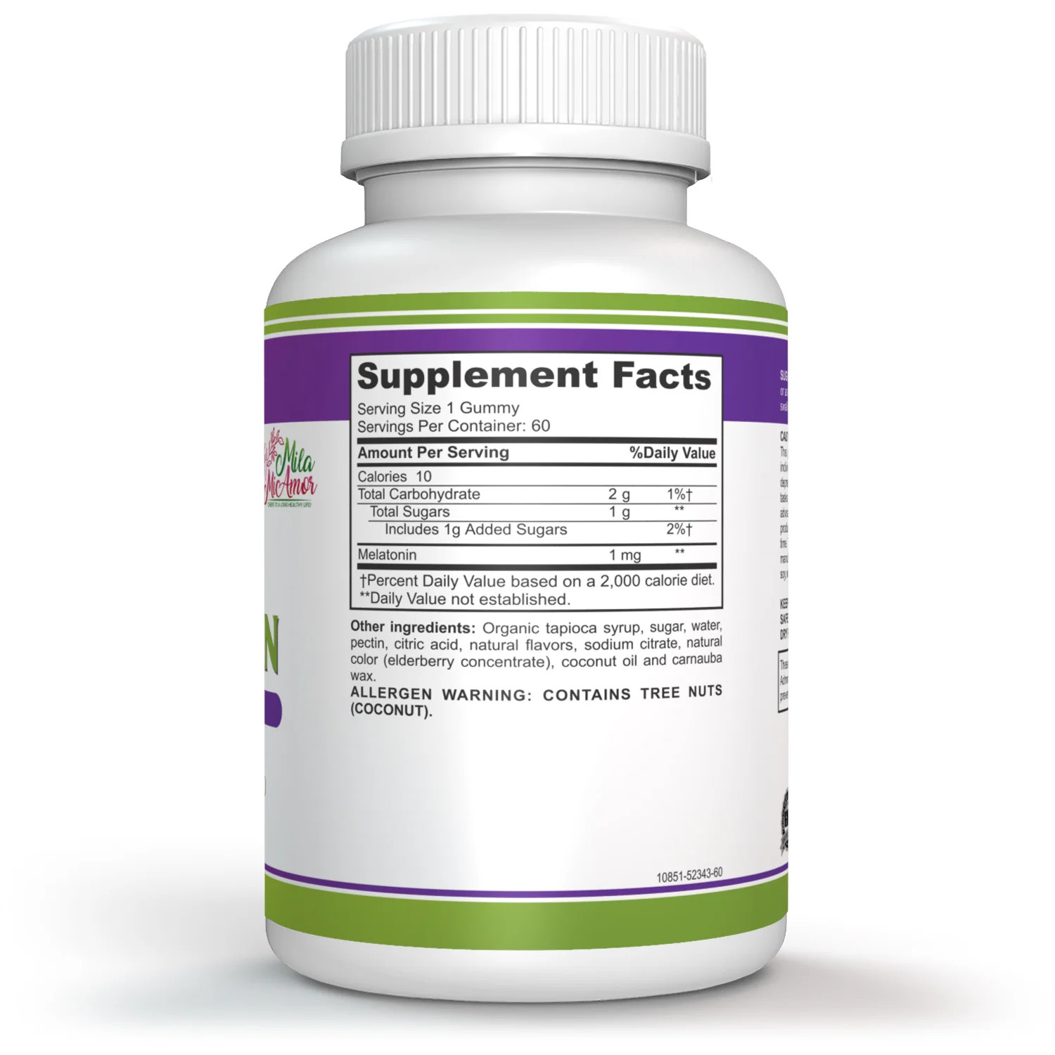 Melatonin Gummies for Children | 1 mg Melatonin per serving | 60 Gummies