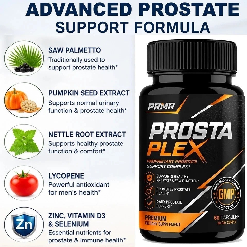 Prostate – with Saw Palmetto – Reduce Frequent Urination, Stamina Supplement USA