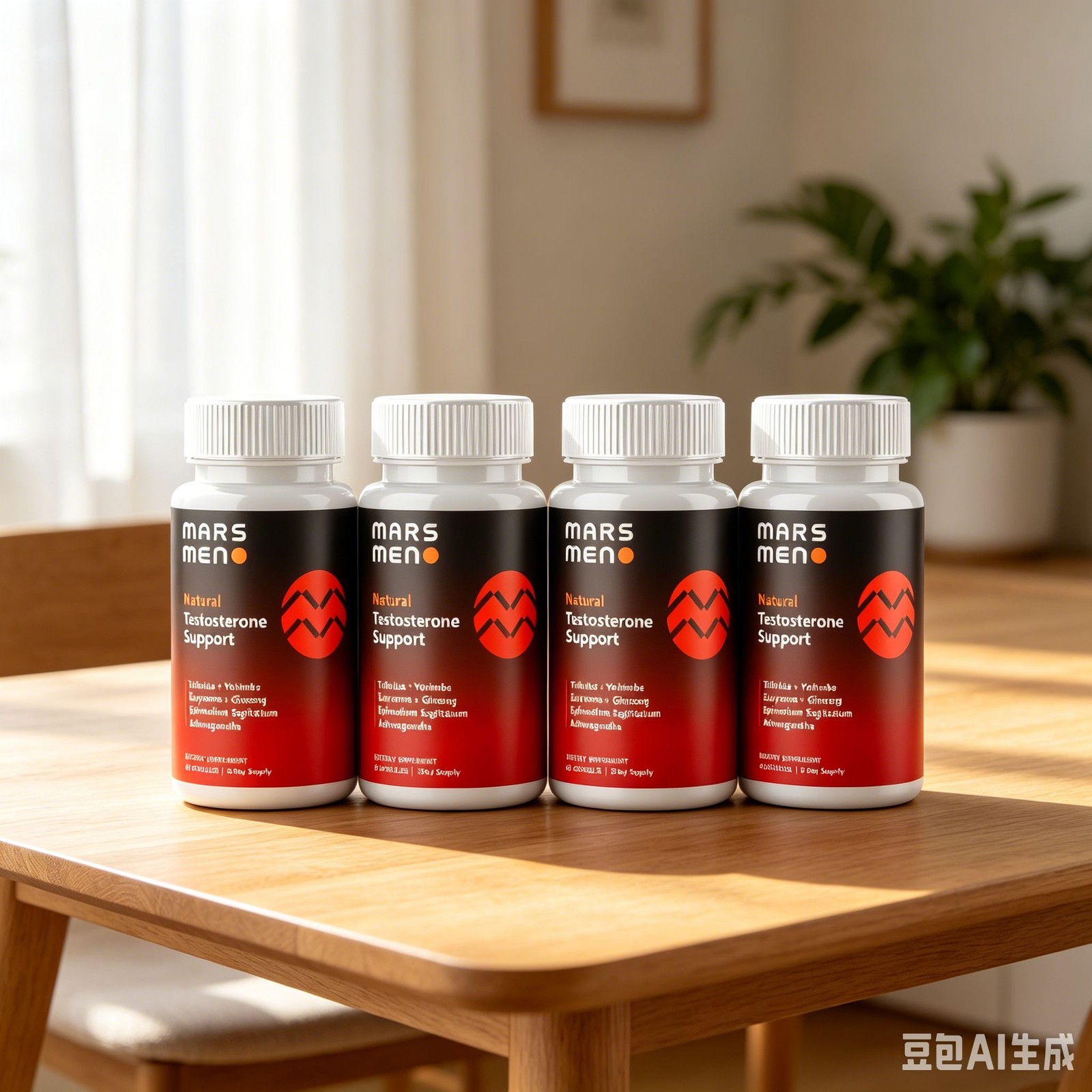 4-Pack Mars Men – – MarsMen for Men Health Capsules Capsules 180 Capsules