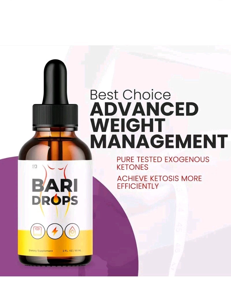 Bari Drops Dietary Supplement Liquid Drops 2 fl oz (60 mL) Nutritional Formula