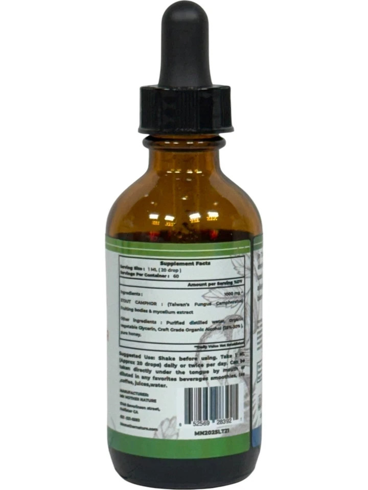 Mother Nature Stout Camphor Liver Health Dietary Supplements – 60 ML