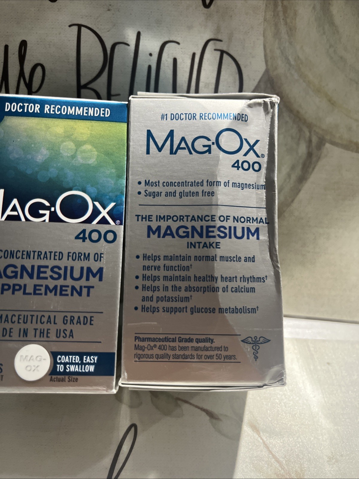 MagOx 400 Magnesium Supplement; Count 60 Tablets (2 Pack) Exp 08/27