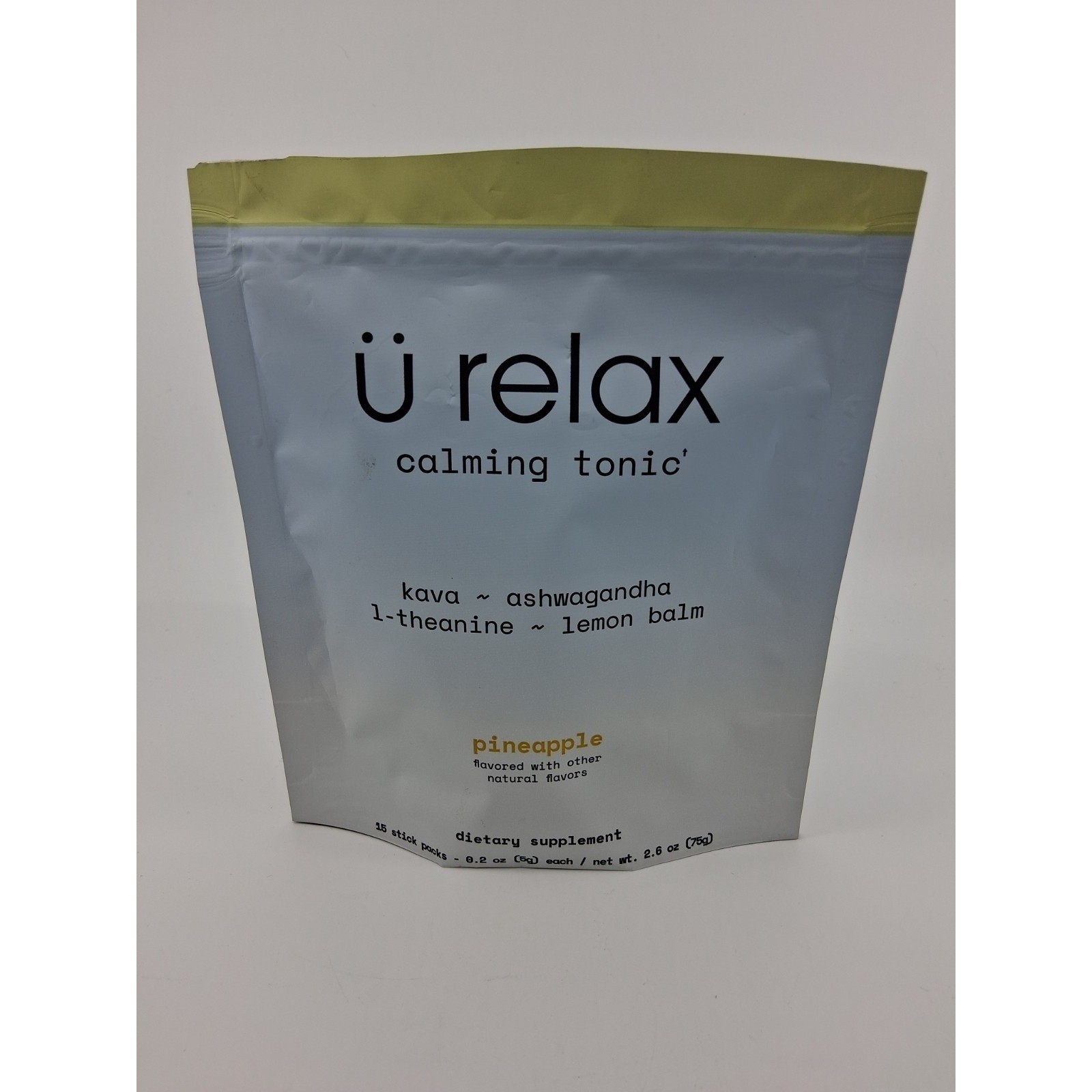 Calming Co U Relax – Pineapple 15 sticks MFG: 9/2025 open bag, SEALED packets
