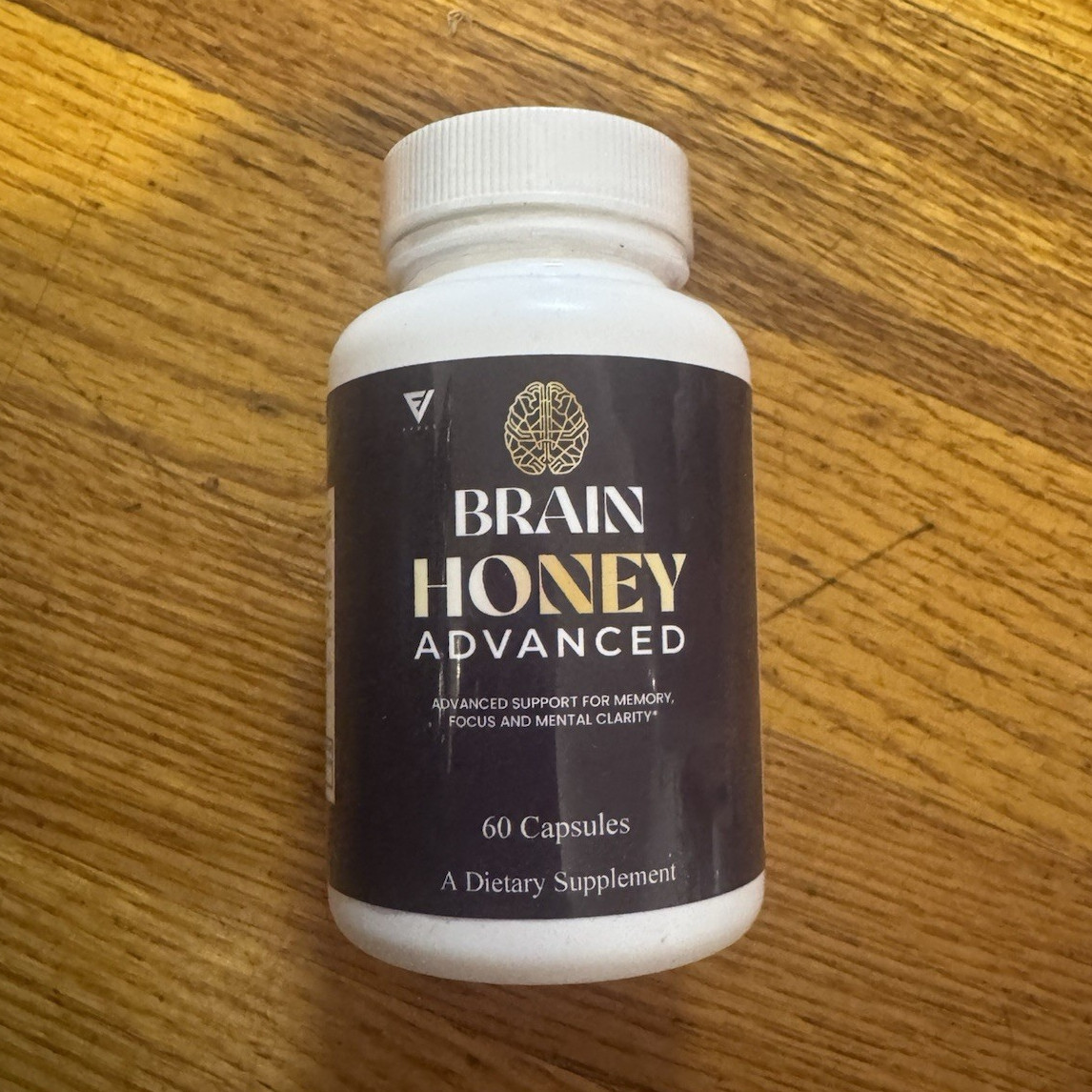 Brain Honey Memory Support Mental Focus Clarity Dietary Supplement 60 Ct
