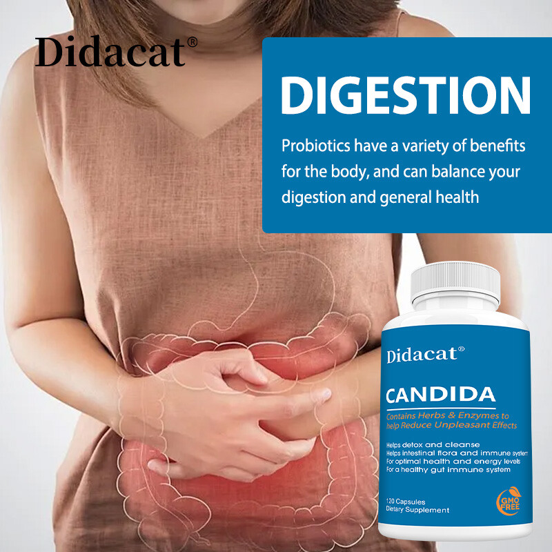 Candida Cleanse Capsules – Improve intestinal flora, detoxify and cleanse