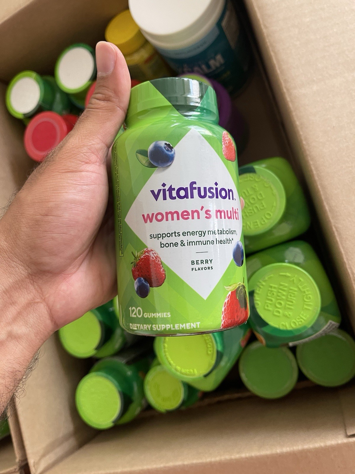 Lot 25 vitafusion Gummy Mixed Lot Melatonin 5mg Calcium C Fiber Probiotic Multi