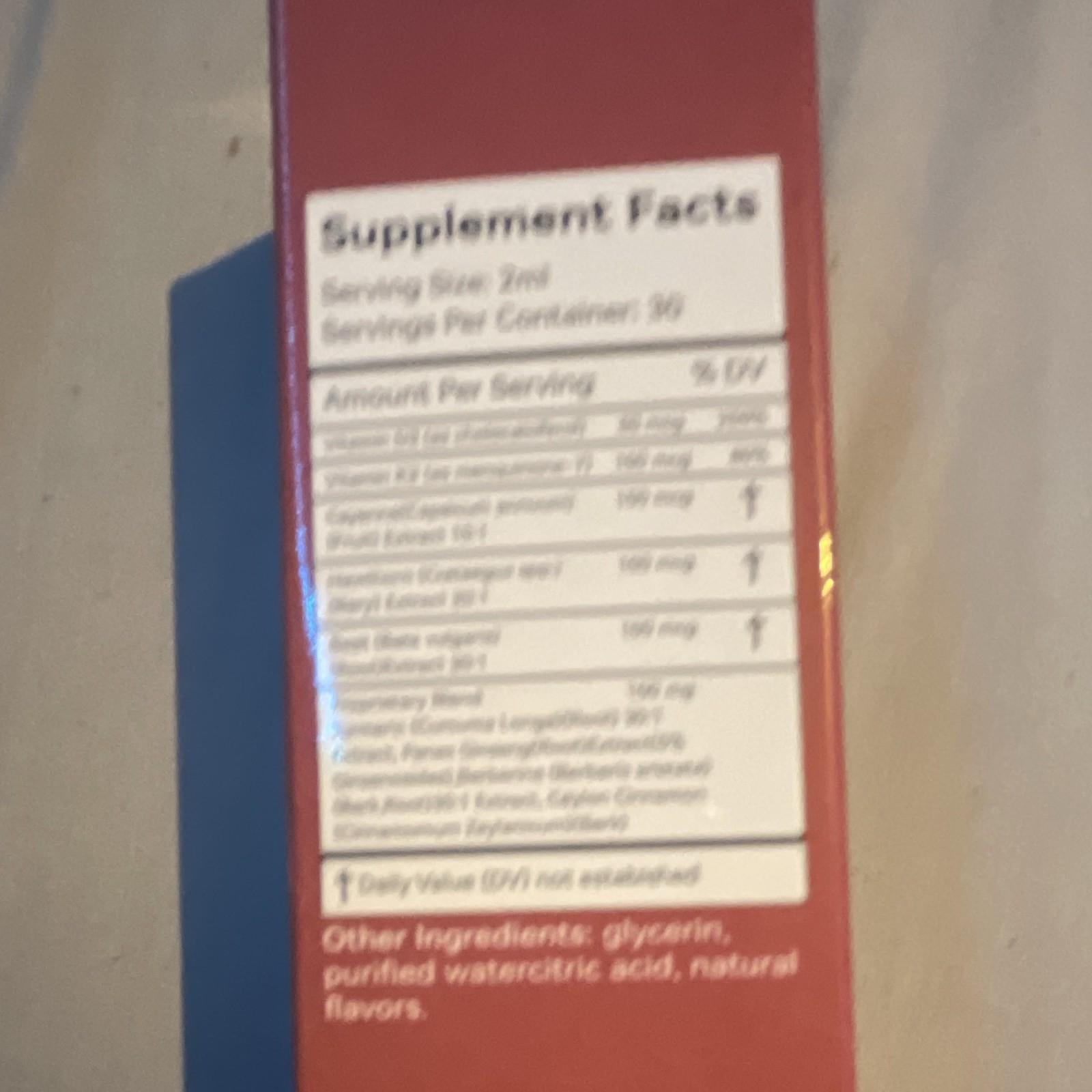 SYAUESOZ Blood & Circulatory Health Liquid Vitamin Supplement 2.03 fl oz