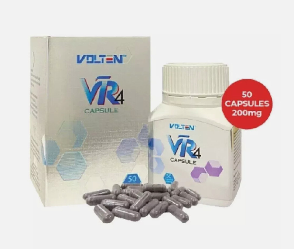 1 X Volten VR4 Capsule Black Ginger Extract Plant Based General Health