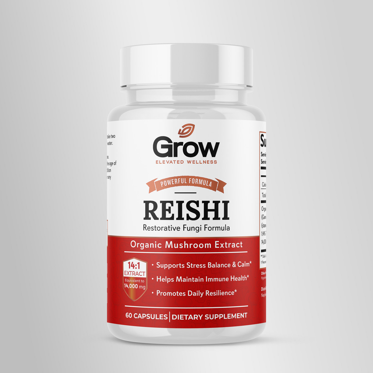 Reishi Mushroom Supplement 14,000mg – Ayurveda Nootropic Red Reishi Supplement