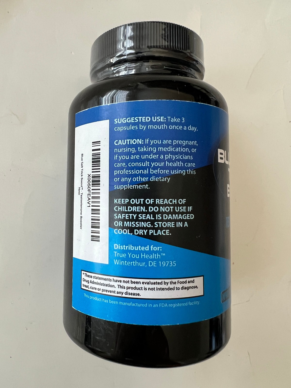 Testosterone Booster for Men Energy Strength & Stamina Support Capsules 90ct