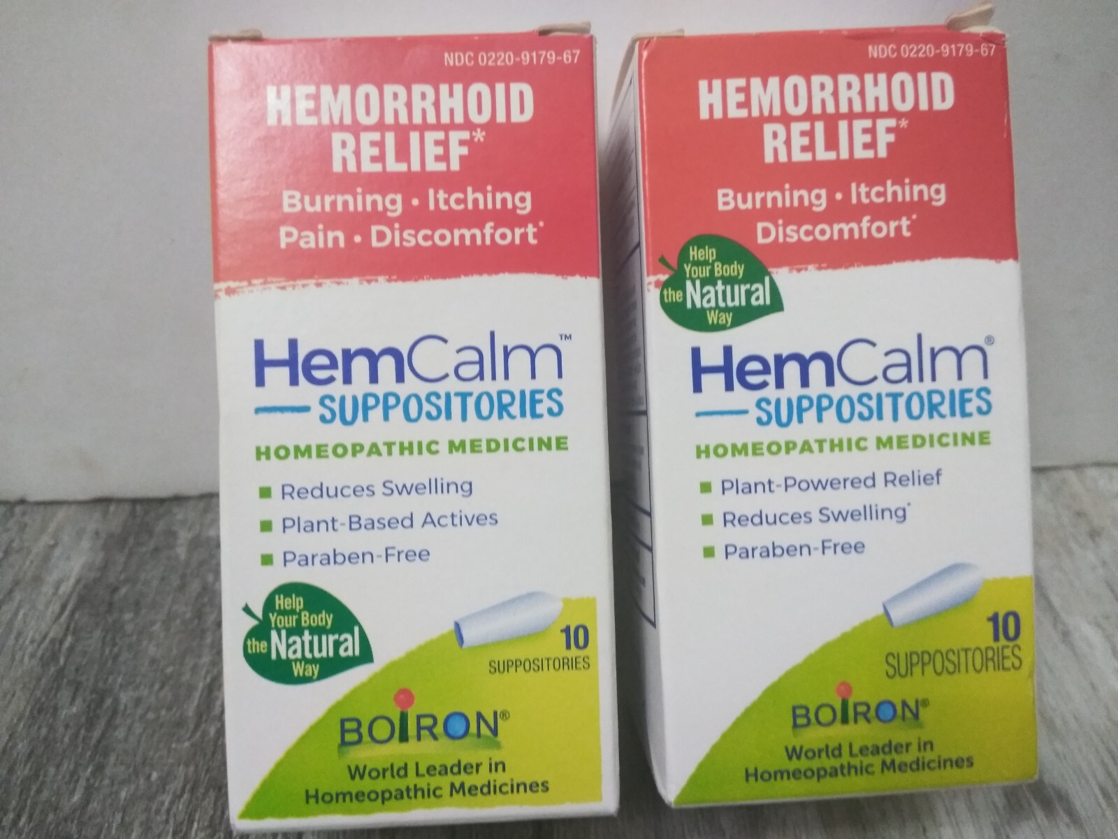 Hemcalm Suppositories, Homeopathic Medicine for Hemorrhoid Relief (2pk bundle)