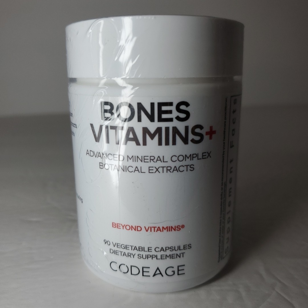 Codeage Bones Vitamins Vitamin C D3 K2 Calcium Magnesium L-Lysine Supplement USA