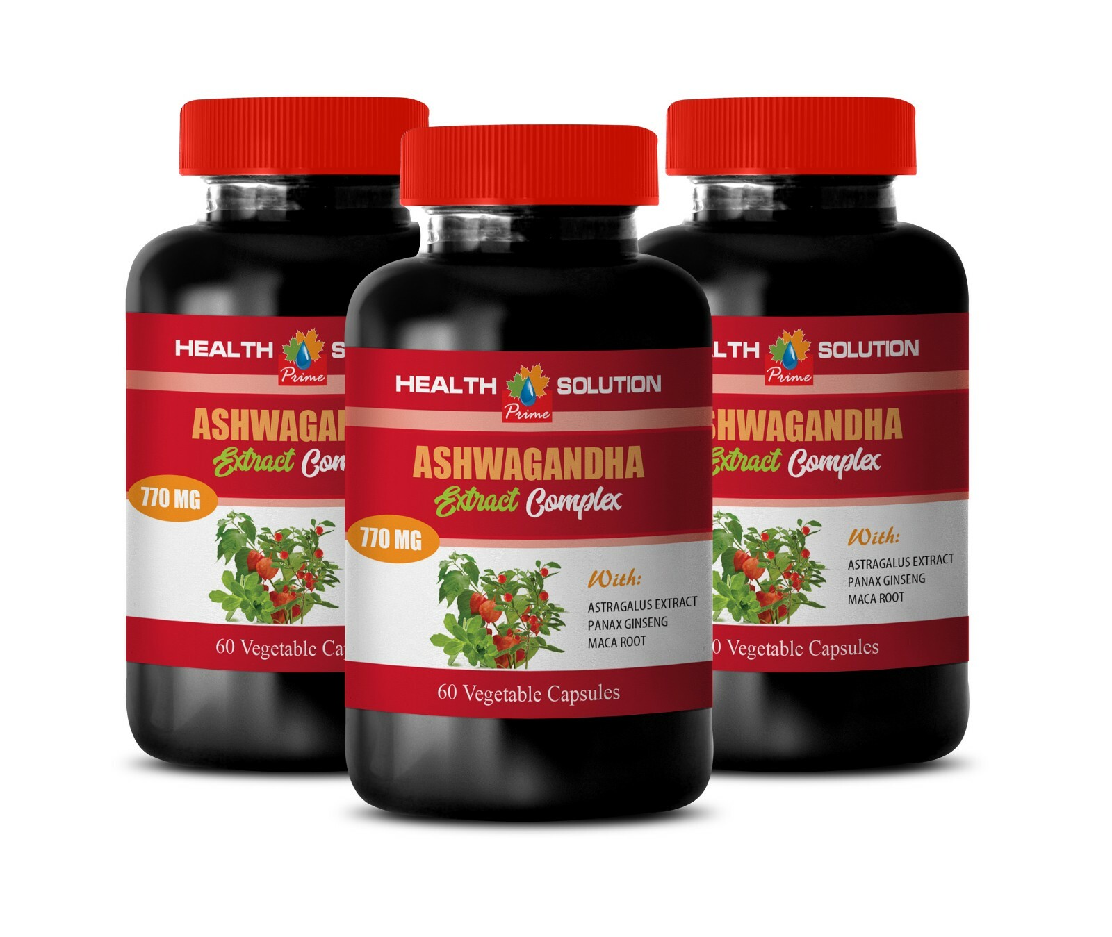 ashwagandha root powder -ASHWAGANDHA ROOT EXTRACT 770mg- helps maintain youth 3B