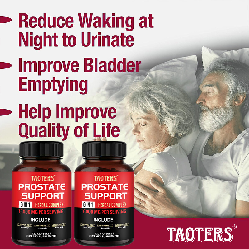 Prostate Support – Reduce Frequent Urination, Stamina supplement,60/120 Caps
