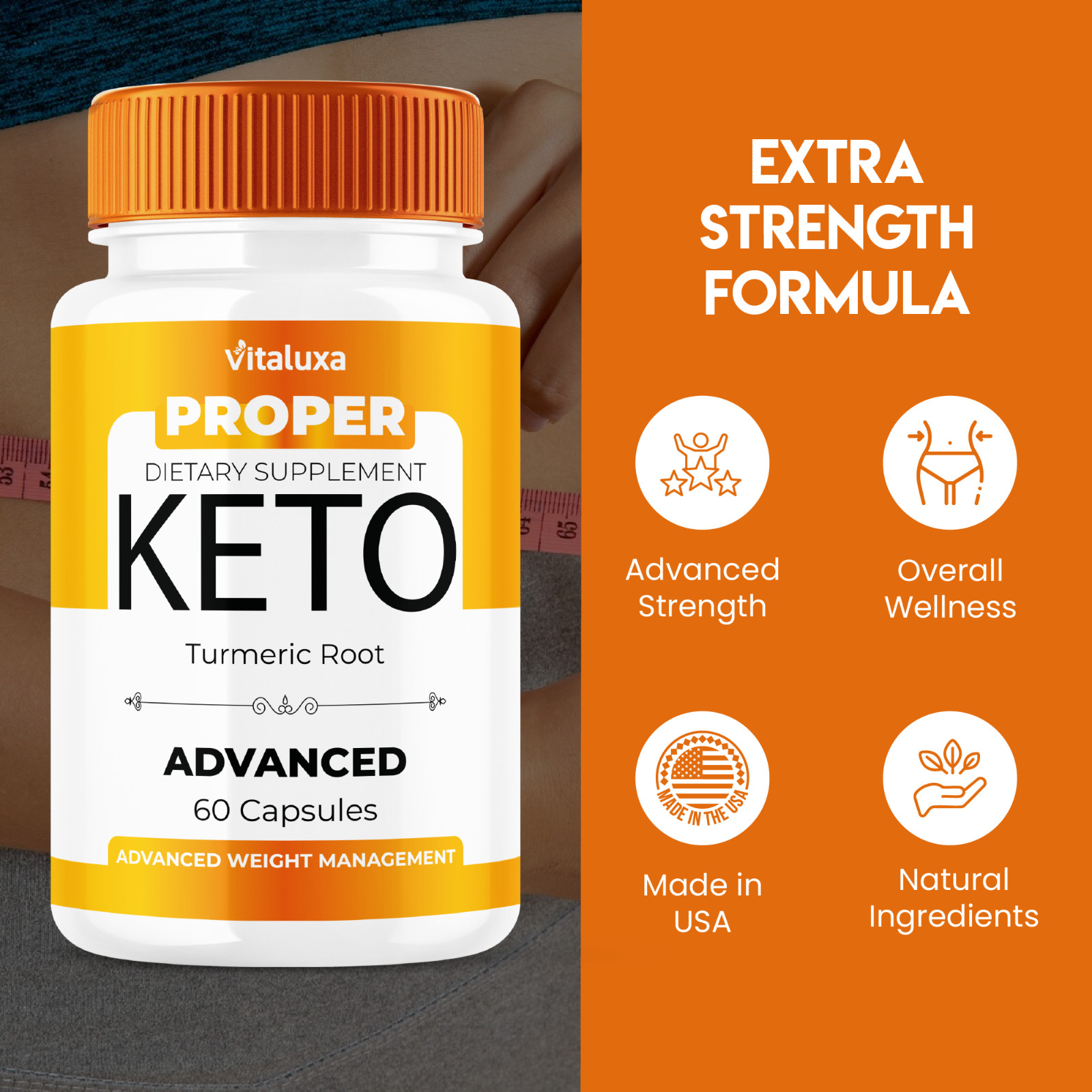 (3 Pack) Proper Keto Pills, Supplement for Weight Loss Support (180 Capsules)