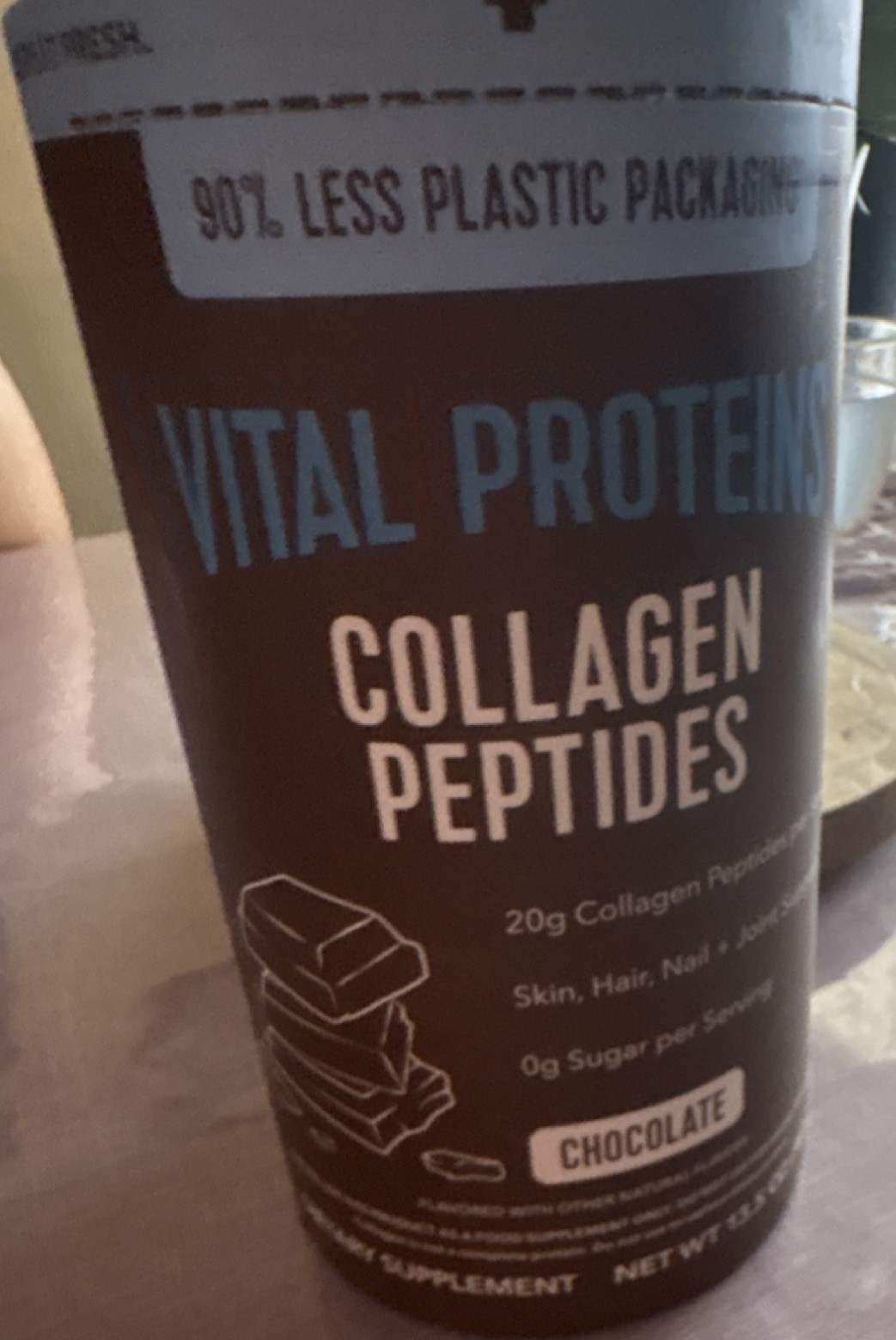Vital Proteins Collagen Peptides Chocolate Powder 13.5 oz Hair Skin Nails