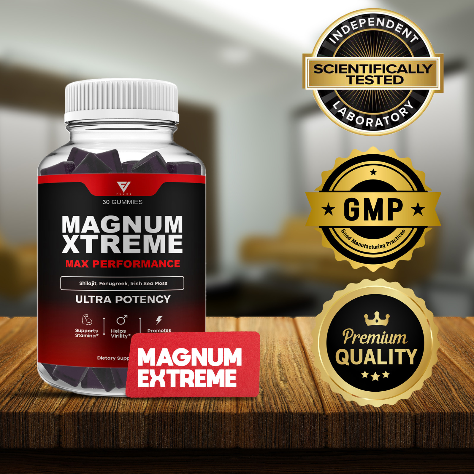 (5 Pack) Magnum Xtreme Gummies Magnum Extreme Advanced Formula (5 Month Supply)