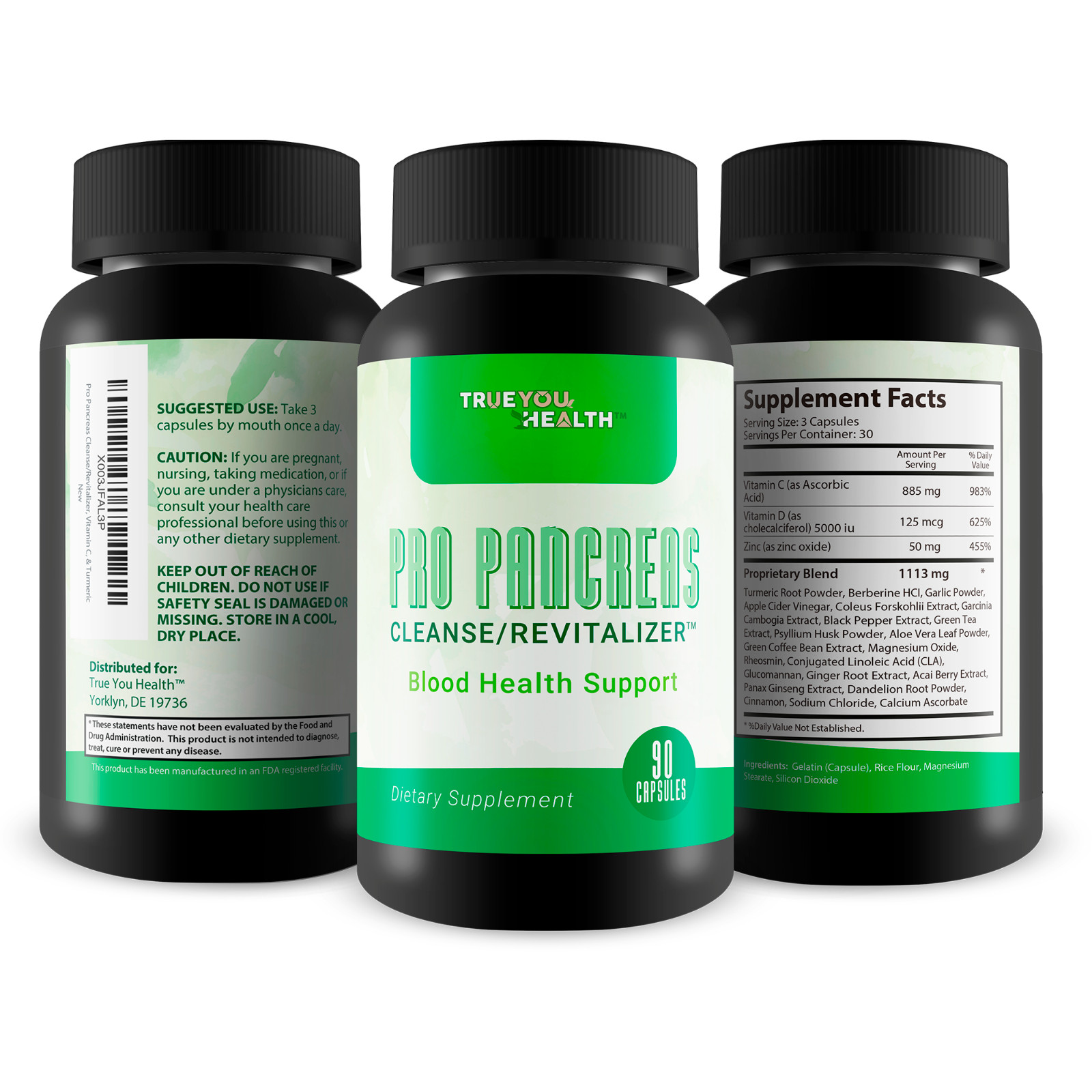 Pro Pancreas Cleanse/Revitalizer – Support Pancreas and Blood Health