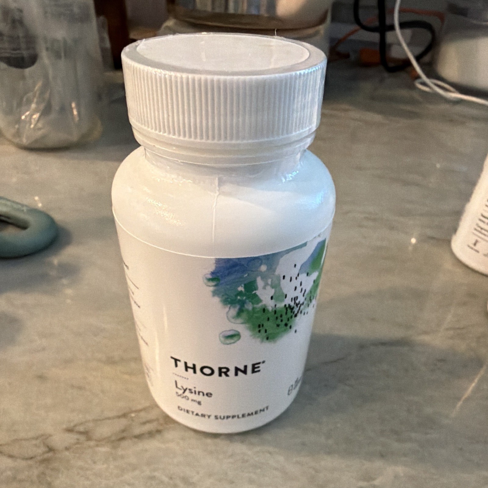 Thorne Lysine 500 mg Amino Acid Dietary Supplement Capsules Unisex Adult