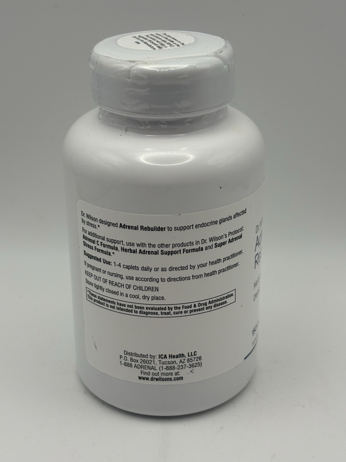 Dr. Wilson’s Original Formulations Adrenal Rebuilder Caplets – 150 Count