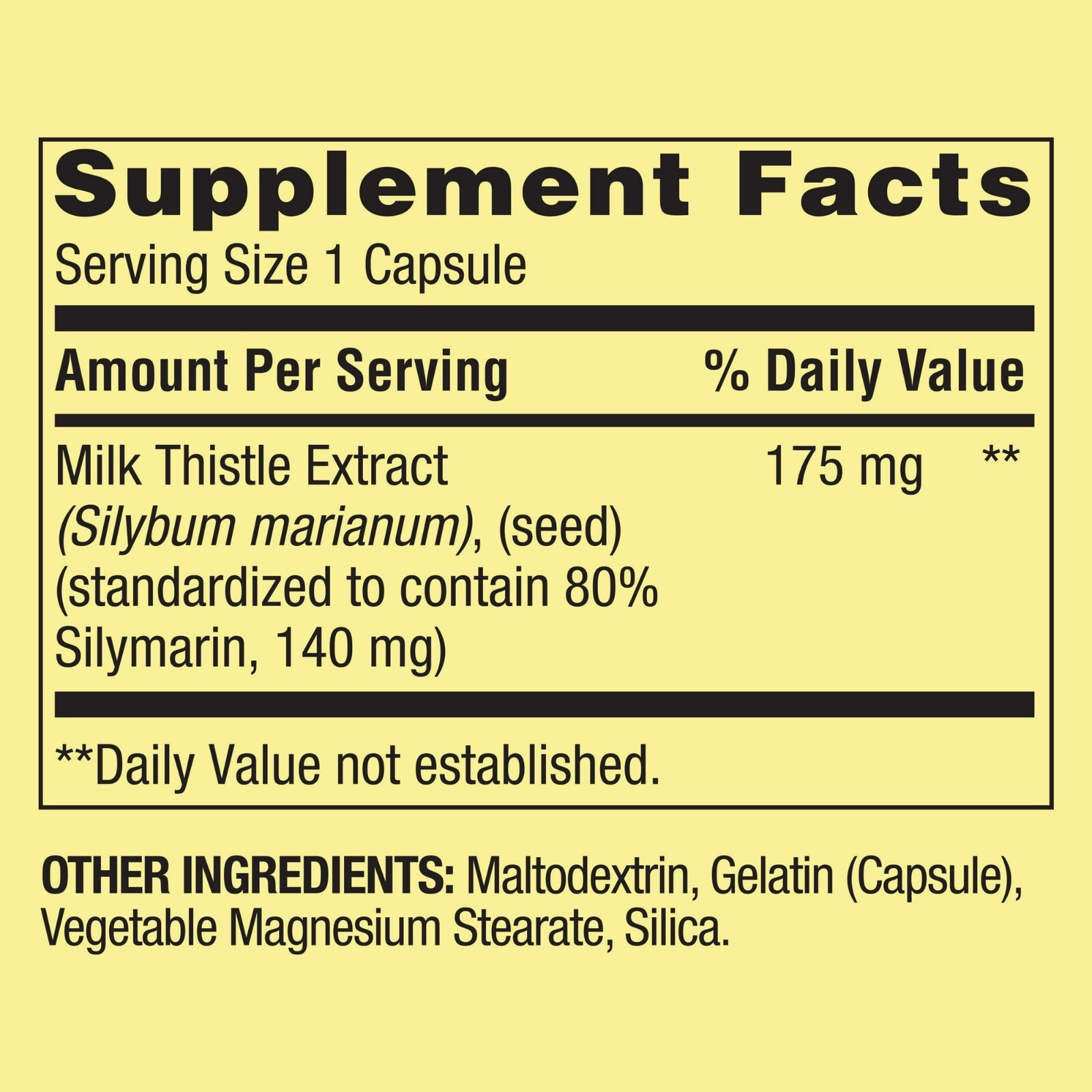 NEW Spring Valley Standardized Extract Milk Thistle Twin Pack, 175mg, 90ct each
