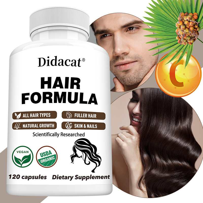 All-in-One Vitamins for Hair, Skin, & Nails – Hair Formula with Saw Palmetto