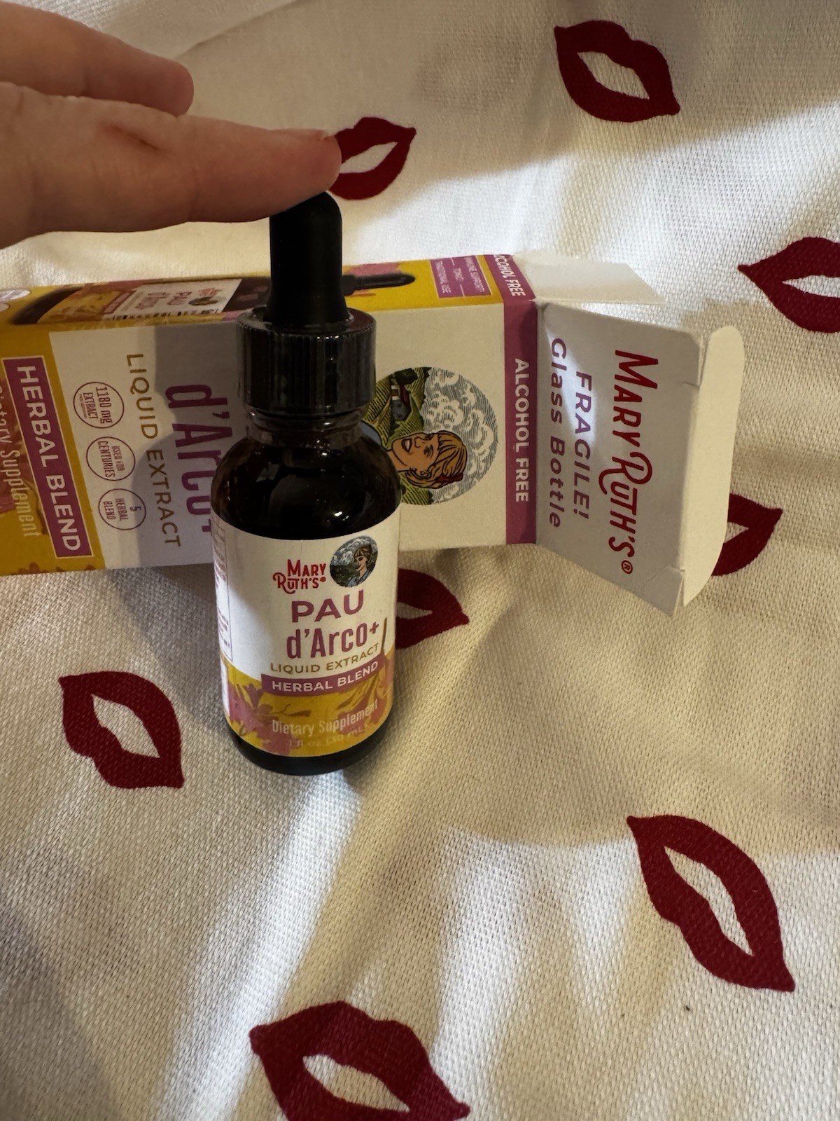 MaryRuth’s Pau d’Arco Herbal Blend Liquid Extract Alcohol Free 1 fl oz Vegan