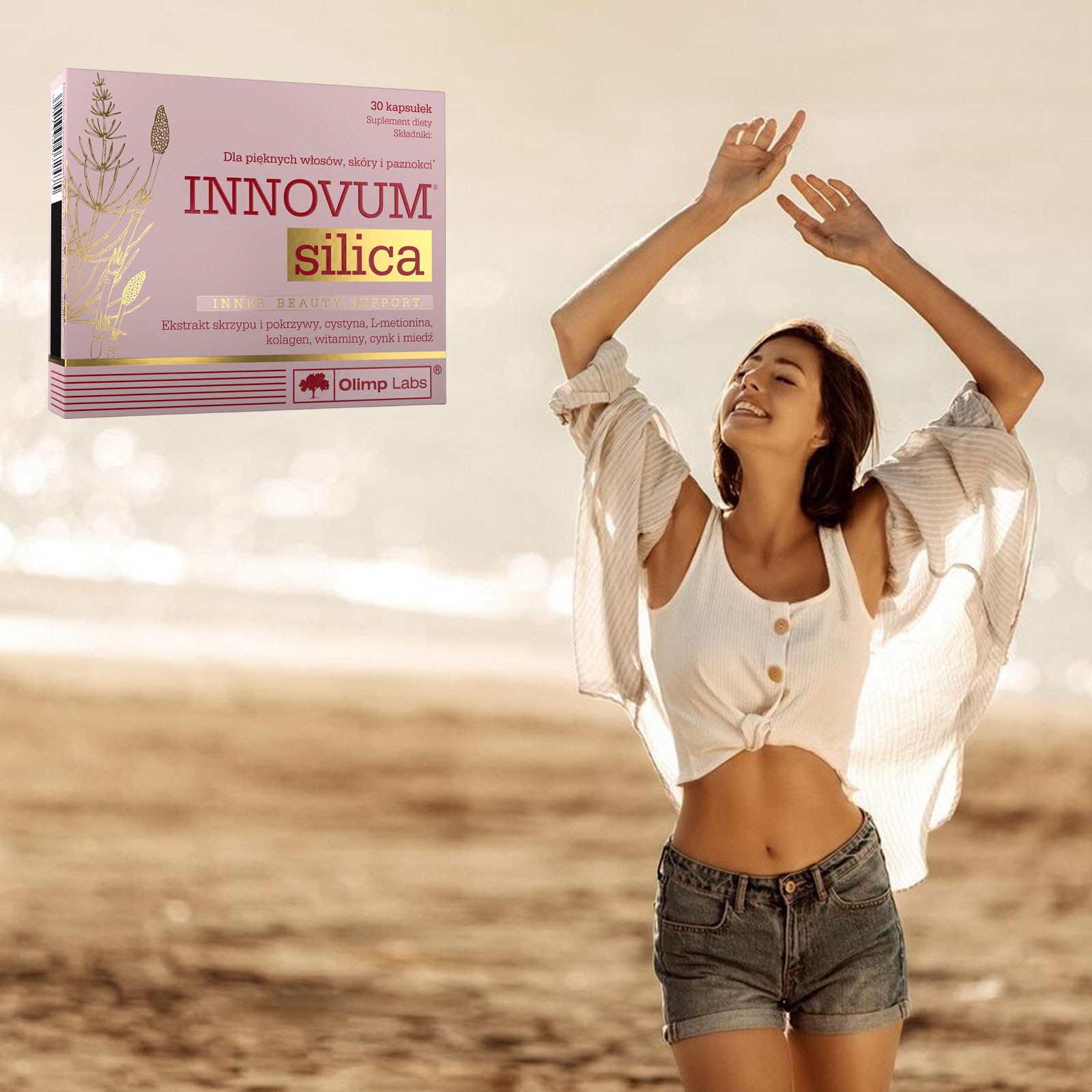 INNOVUM SILICA – 30-300 Capsules – Beautiful Skin, Hair, Nails – Skin Elasticity