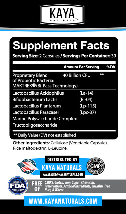 (2 Pack) Probiotics 40 Billion CFU 60ct Digestive Health Immune Support Bloating