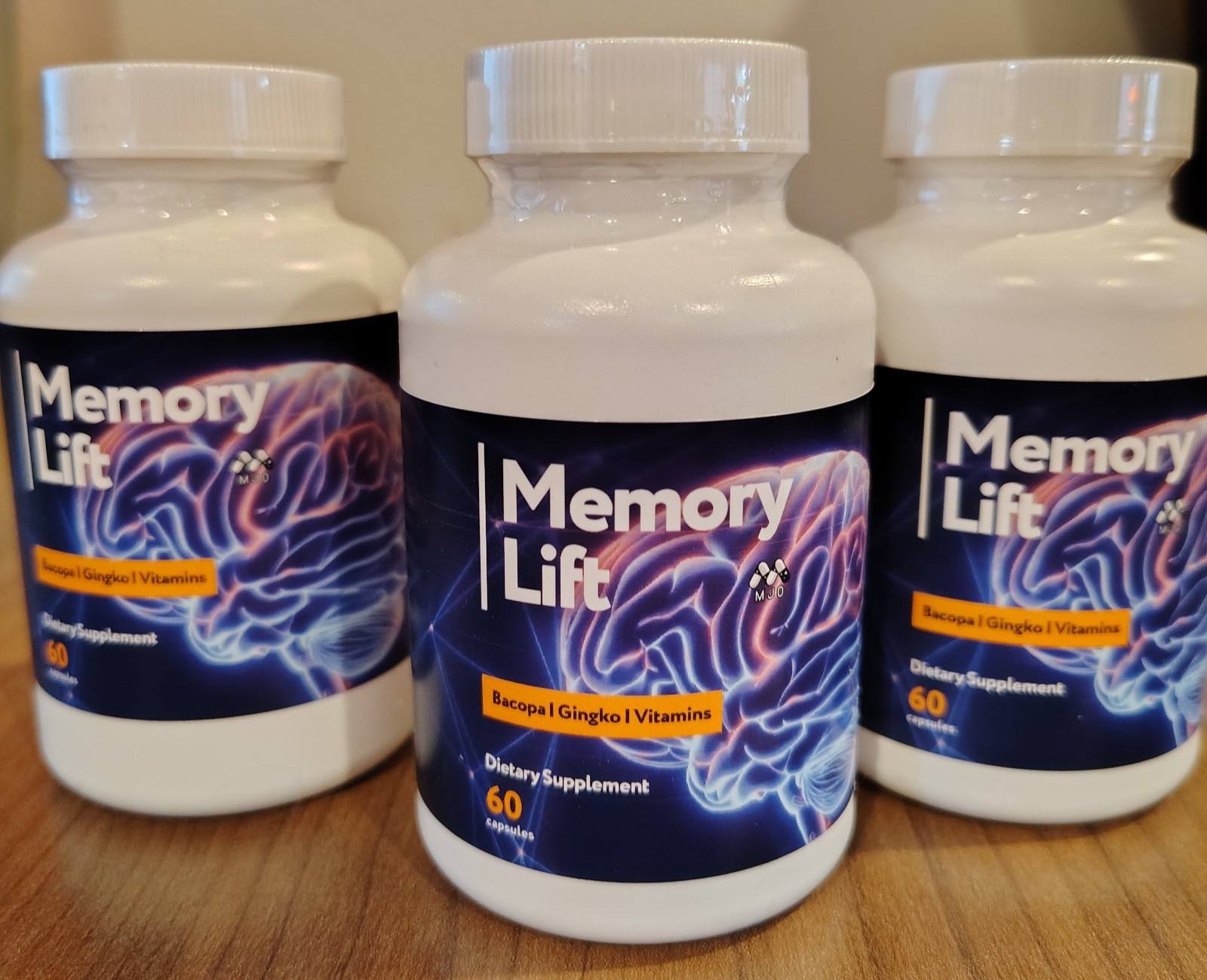 Memory Lift Dietary Supplement 180 Capsules Lot of 3 Expires 11/2027 New Sealed