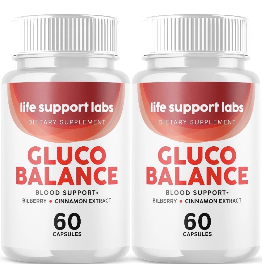 Life Support Gluco Balance Support Pills Vitamin Supplement 60 Capsules (2-Pack)