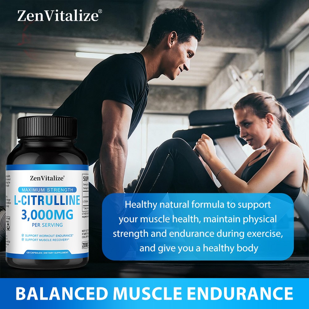 L-Citrine – 3000 mg Capsules – Muscle Health – Experience Muscle Cell Vitality