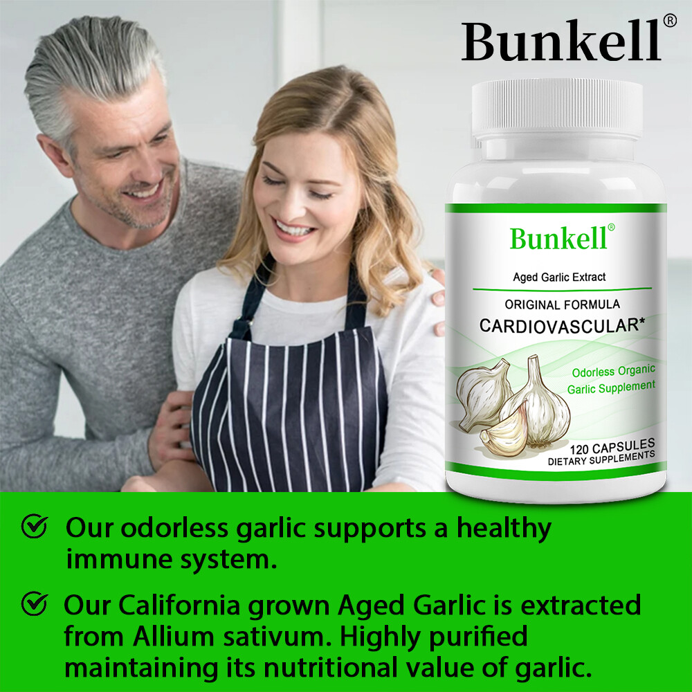 Aged Garlic Extract Original Formula Cardiovascular Healthy 700 mg 120 Capsules