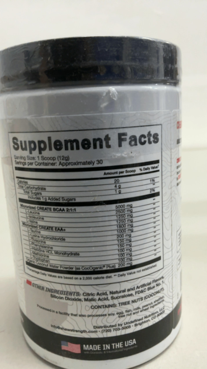 Undefined Nutrition Create BCAA