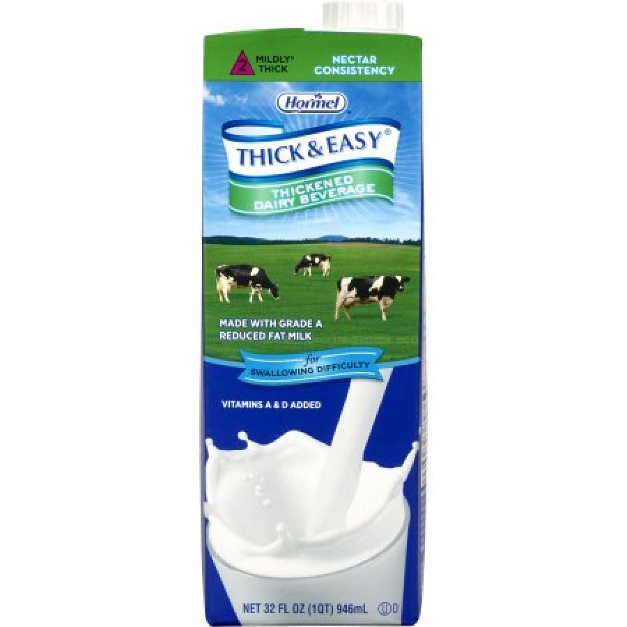 Hormel Thick & Easy Thickened Dairy Beverage Milk Nectar Consist 32oz Carton 8