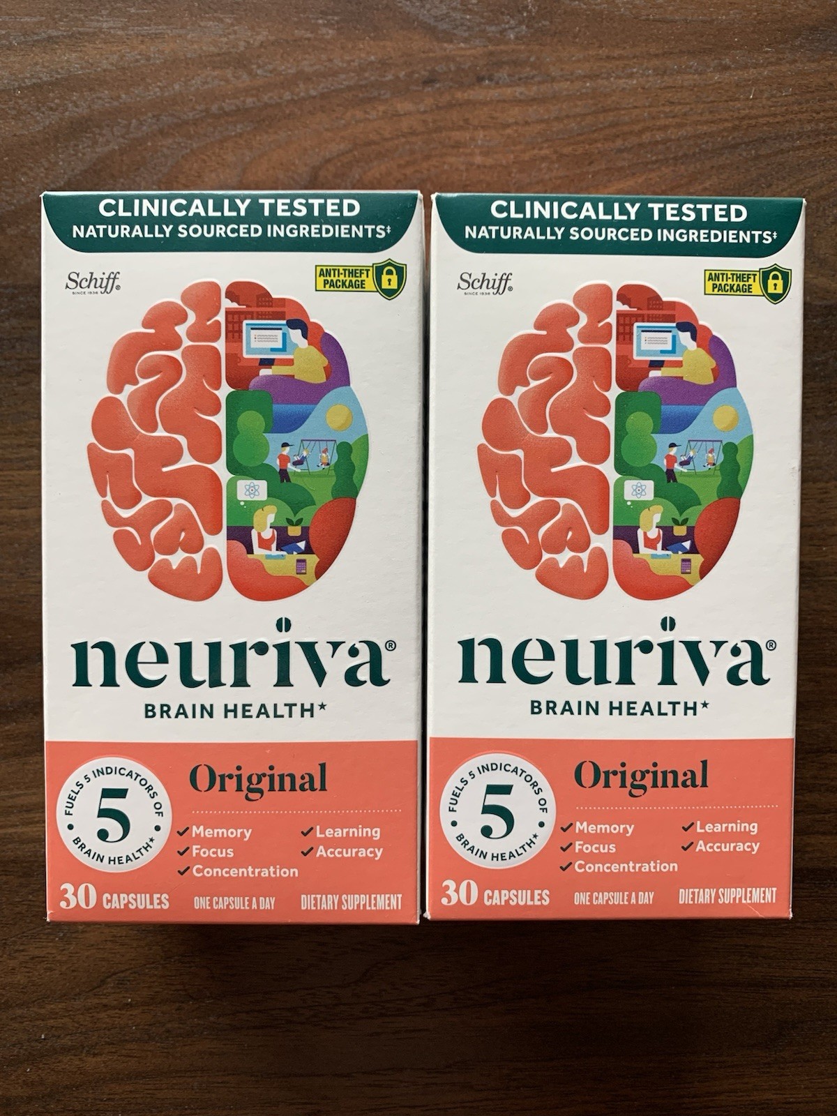 Schiff Neuriva Brain Health Original 30 Capsules memory/focus Exp 09/2026 (2)