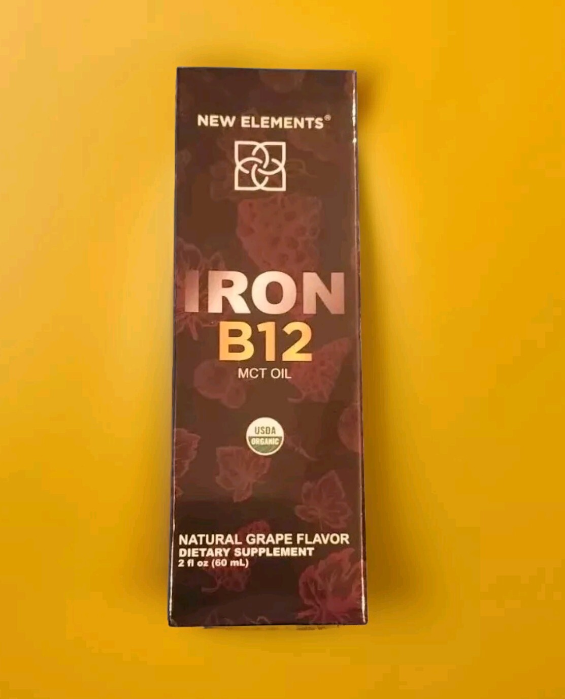 Iron B12 MCT Oil Helps W/ Anemia Nerve Health Energy & Metabolism Gluten Free