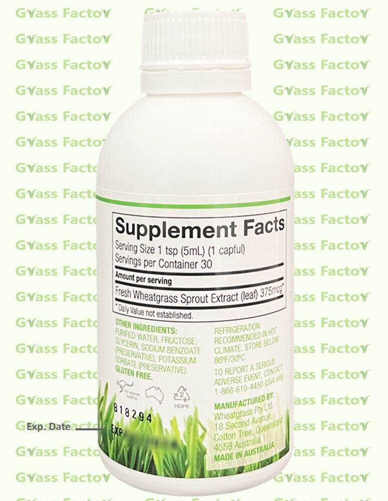 Dr Wheatgrass Supershots- Wheatgrass Sprout Extract 5.1 oz
