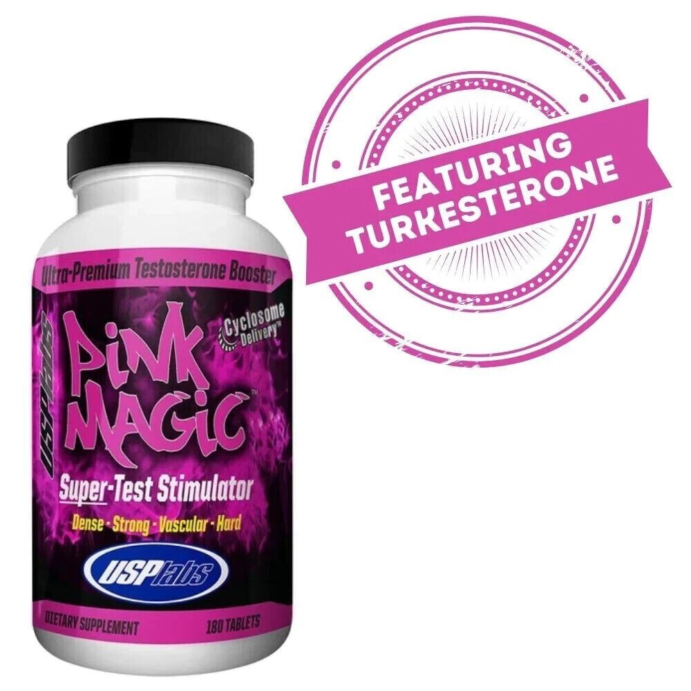 USP Labs Pink Magic Ultra Hard Premium Super Testosterone Booster 180 Tablets